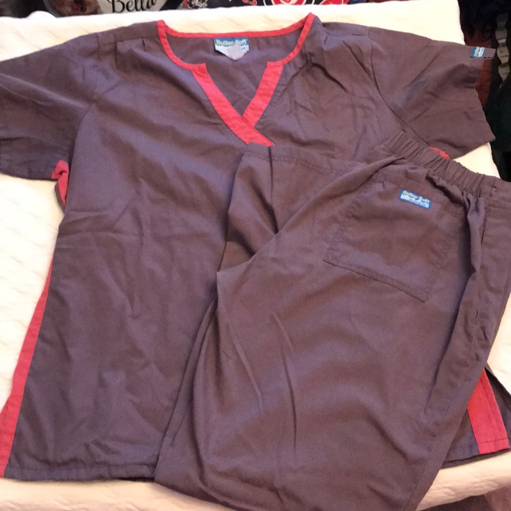 1 set of Butter-Soft Scrubs by UA
